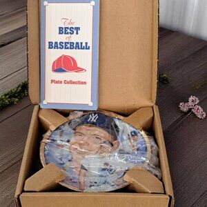 MICKEY MANTLE Plate LIMITED EDITION Hamilton Collection NIB with COA  #287M